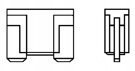 ADAPTER BEZPIECZNIKOWY MINI NISKI PROFIL x2 BYPASS Marka Carmotion