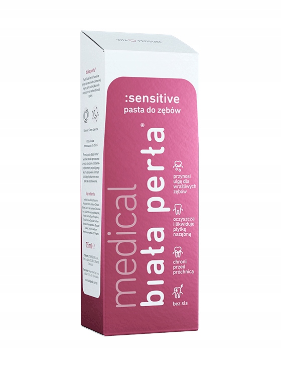 

Biała Perła Sensitive 75ML Pasta do zębów wrażliwy