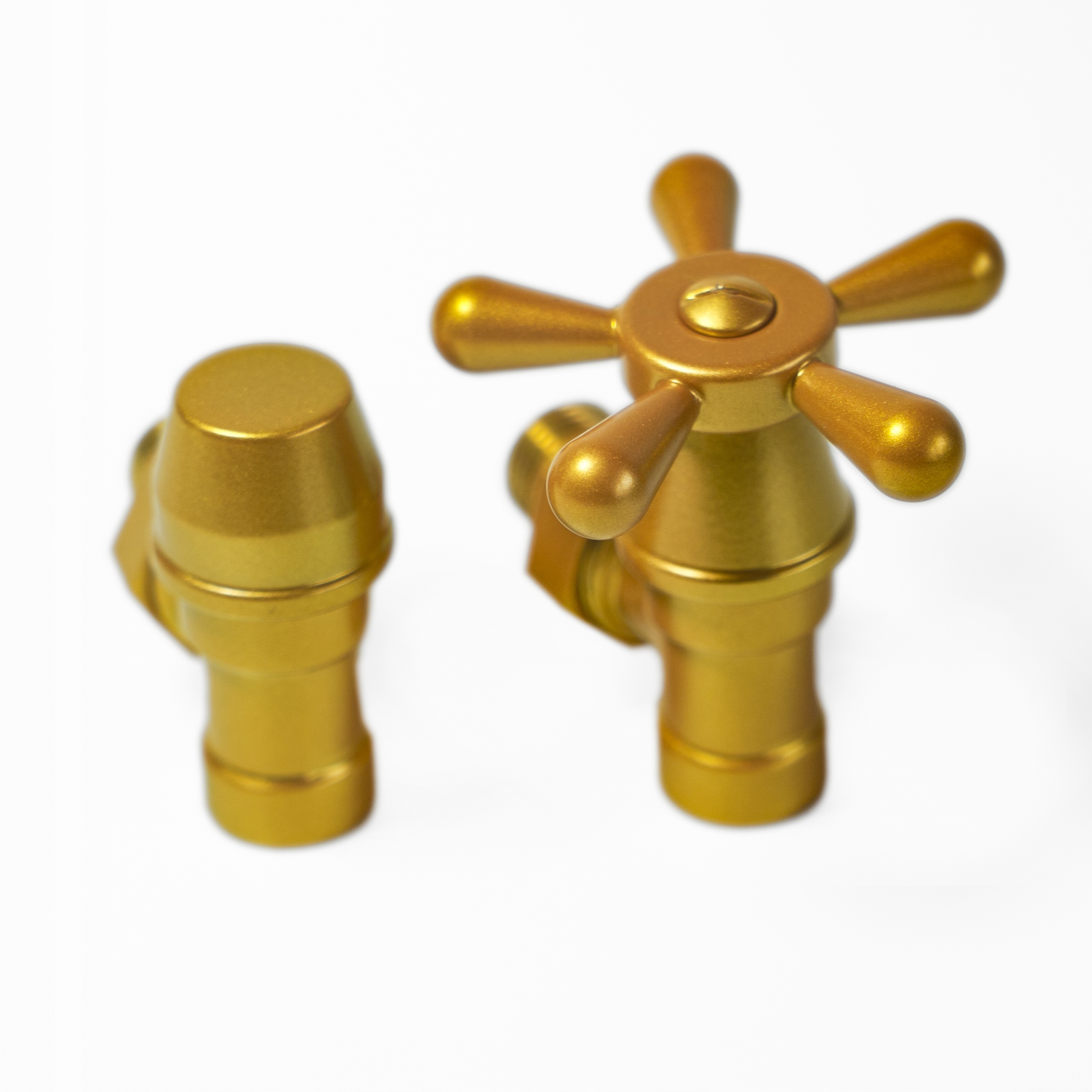 Regulačný uhlový ventil Retro Vision zlatý (crown gold)