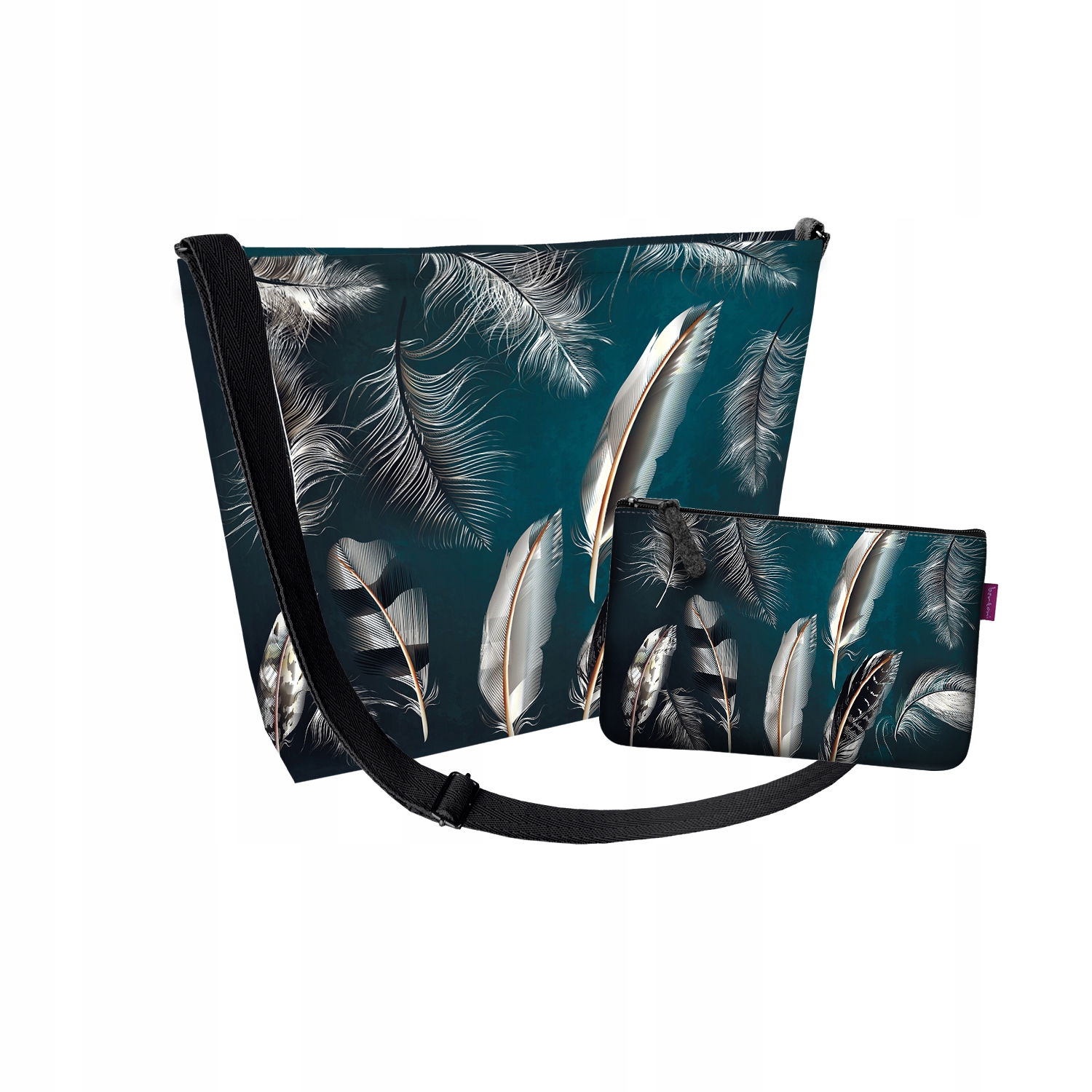 kabelka přes rameno Bertoni přes rameno, sada s kosmetickou taštičkou Samba Levitation