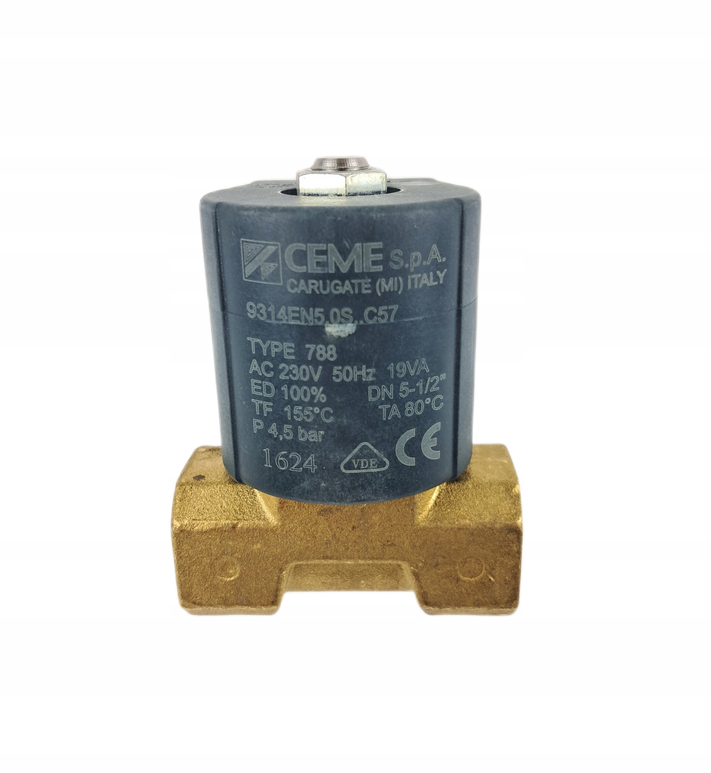 Elektromagnetický ventil Ceme 9314 1/2 " G Nc Epdm