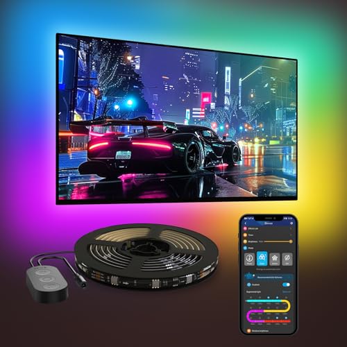Led pásek govee Rgbic pro Tv 70-80 palců, Blue, WiFi, Alexa, Google Assistant sw26