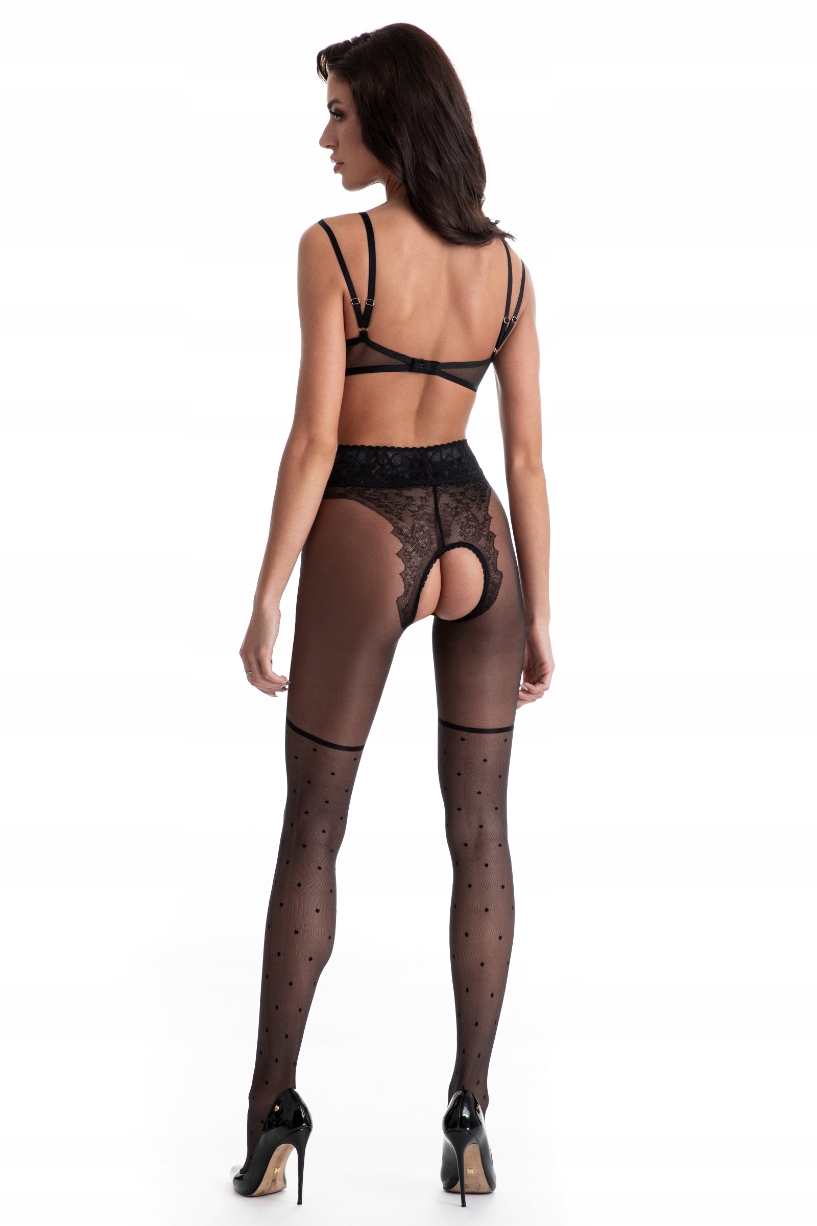 AMOUR LOLITA 30 DEN Rajstopy krok *XXL* black EAN (GTIN) 5903769565689