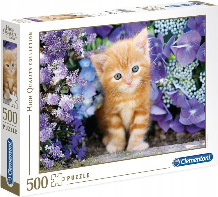 

Clementoni Puzzle 500 Elem Rudy Kot Kotek 30415