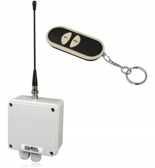 Radiowy wyłącznik sieciowy jednokanałowy RWS-211J/N sterownik z pilotem
