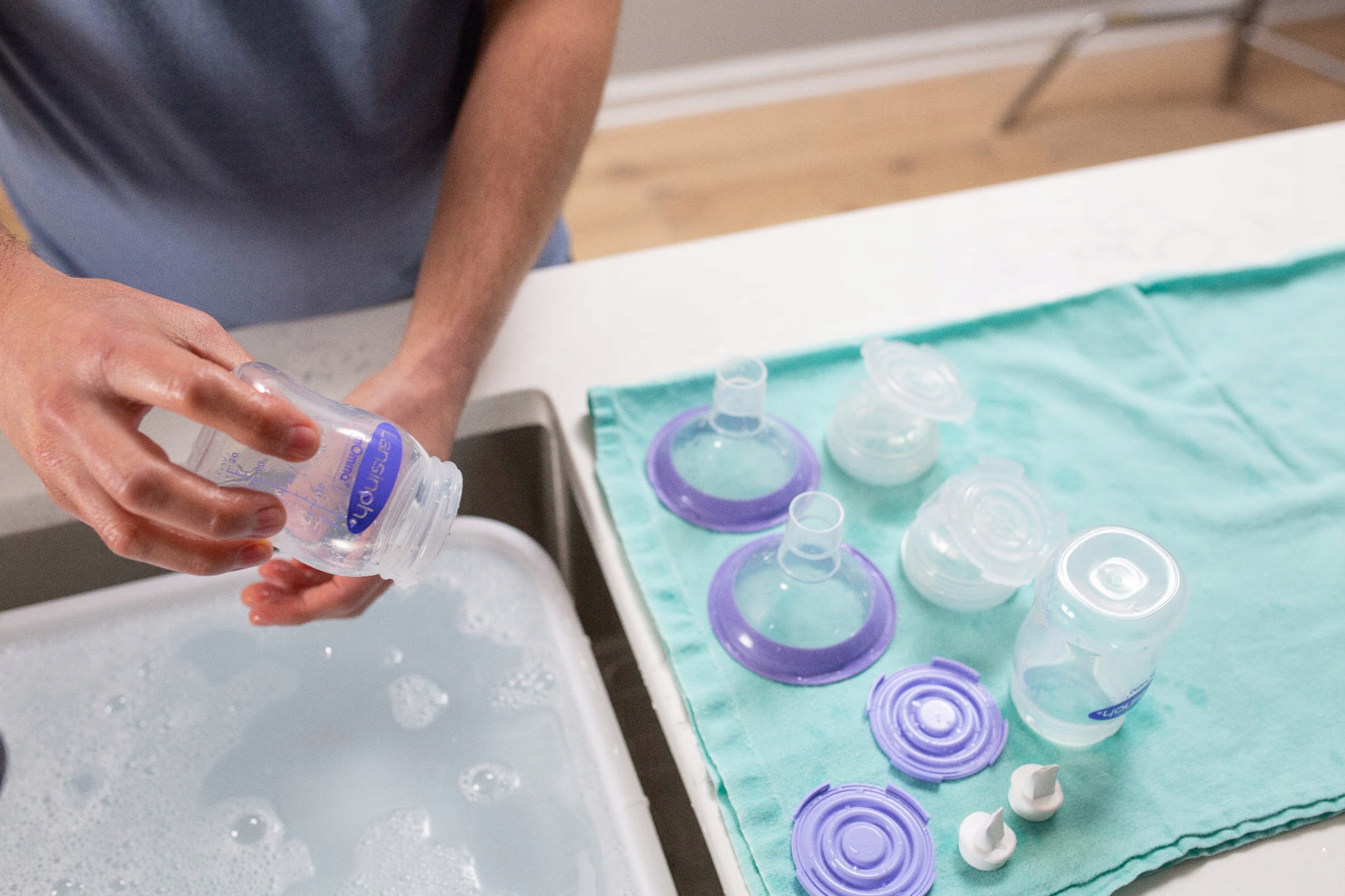 LANSINOH LAKTATOR ELEKTRYCZNY PODWÓJNY DWUFAZOWY Kolor wielokolorowy