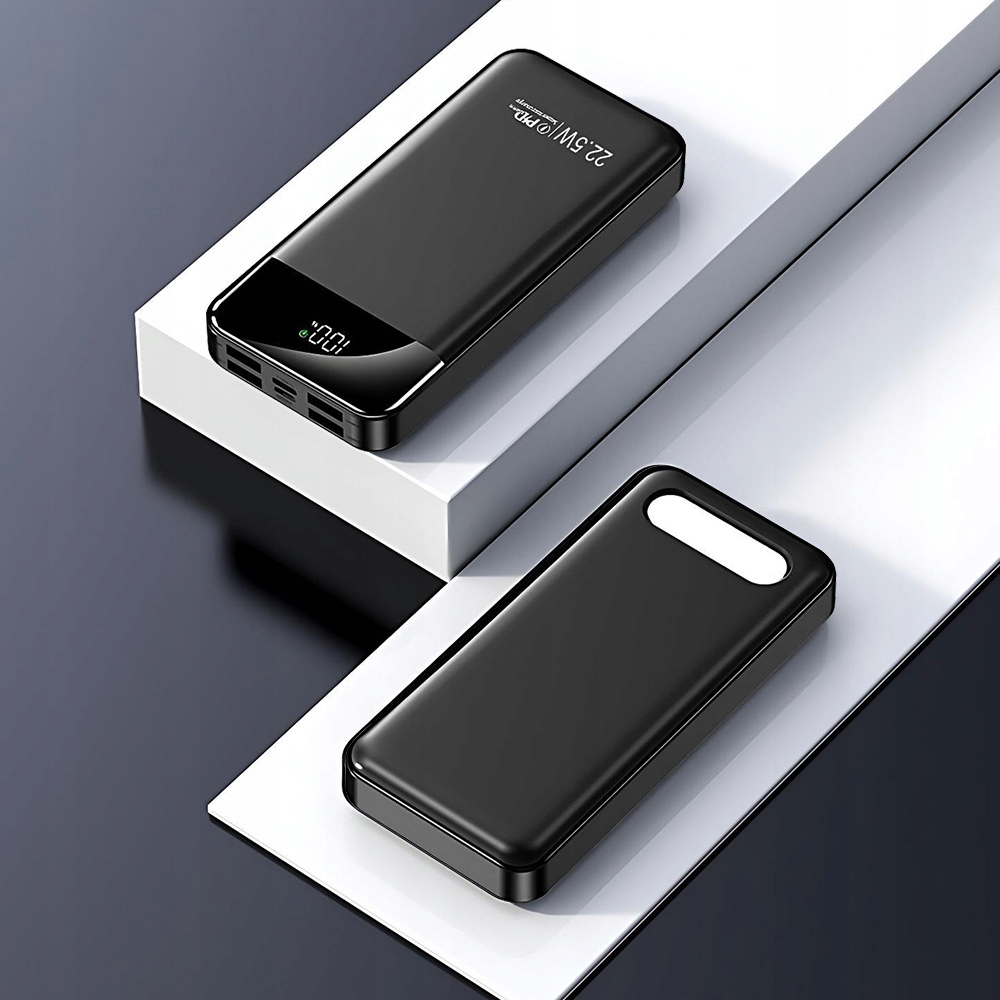 Bezpečná Powerbanka 30000 Mah 22.5 W Qc Pd Usb C Pro Cestování A Festivaly