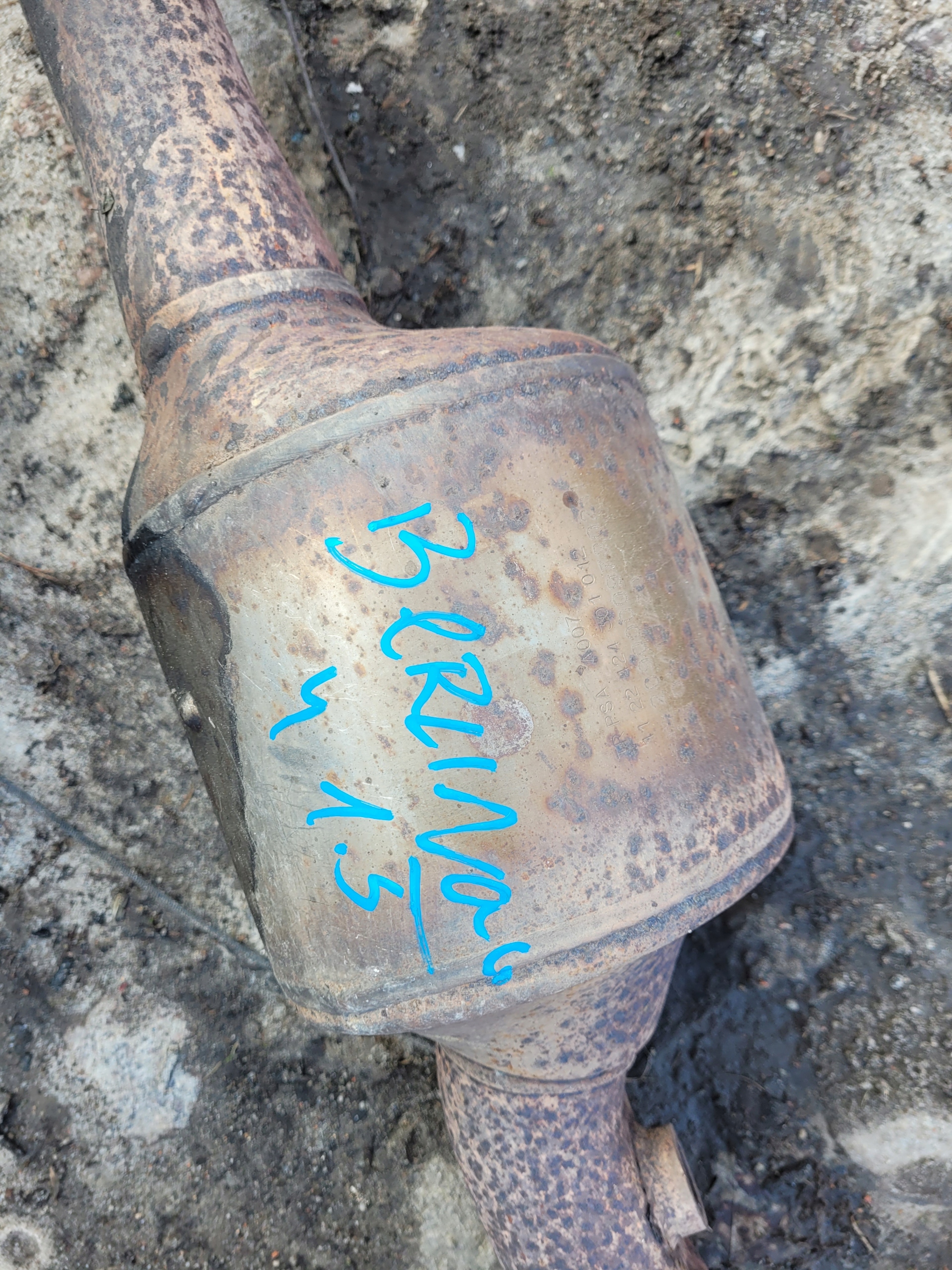 muffler, exhaust CITROEN BERLINGO IV 4 PARTNER IV 1.5 BLU