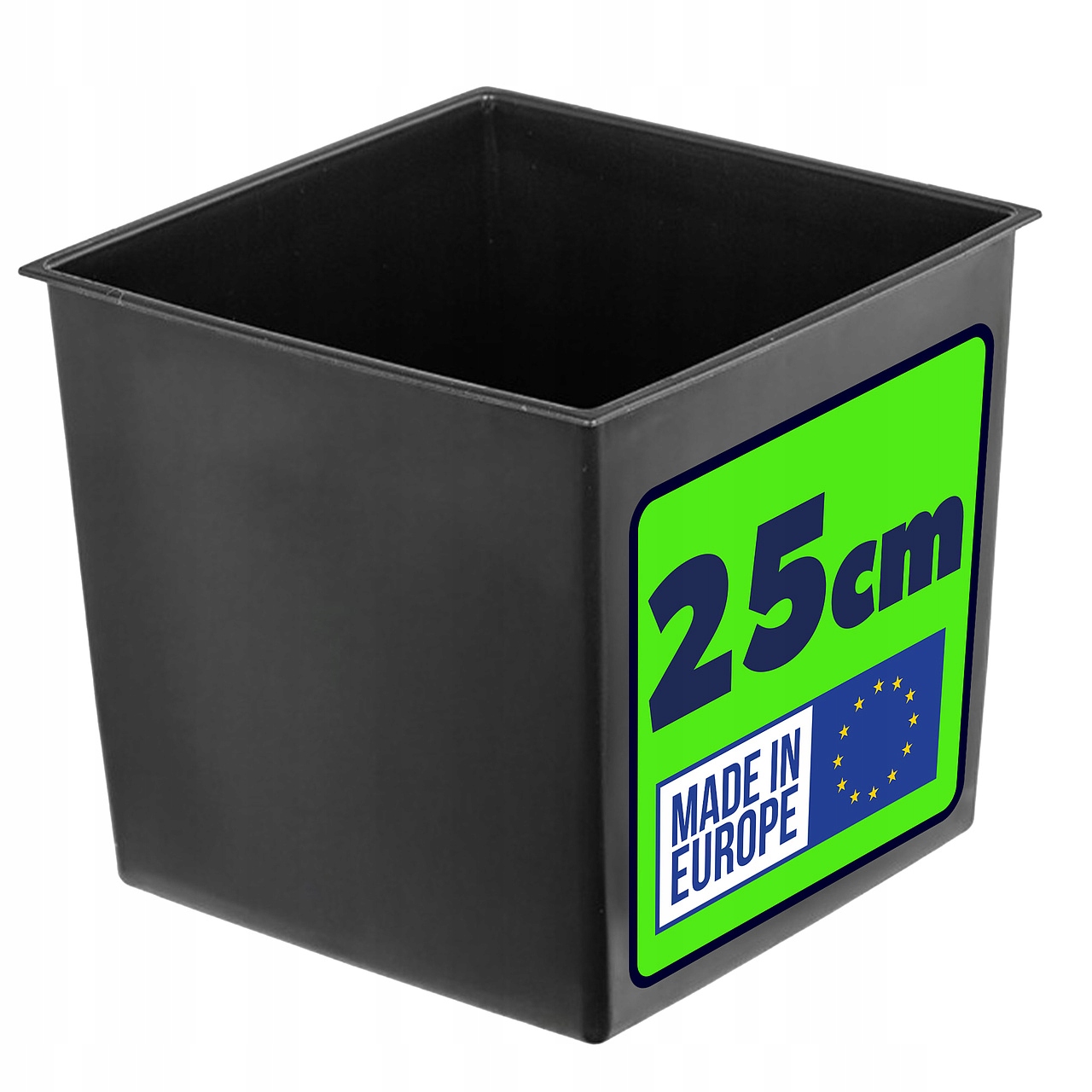 Doniczka tworzywo sztuczne czarny Kadax 25 cm x 25 x 23,5 cm