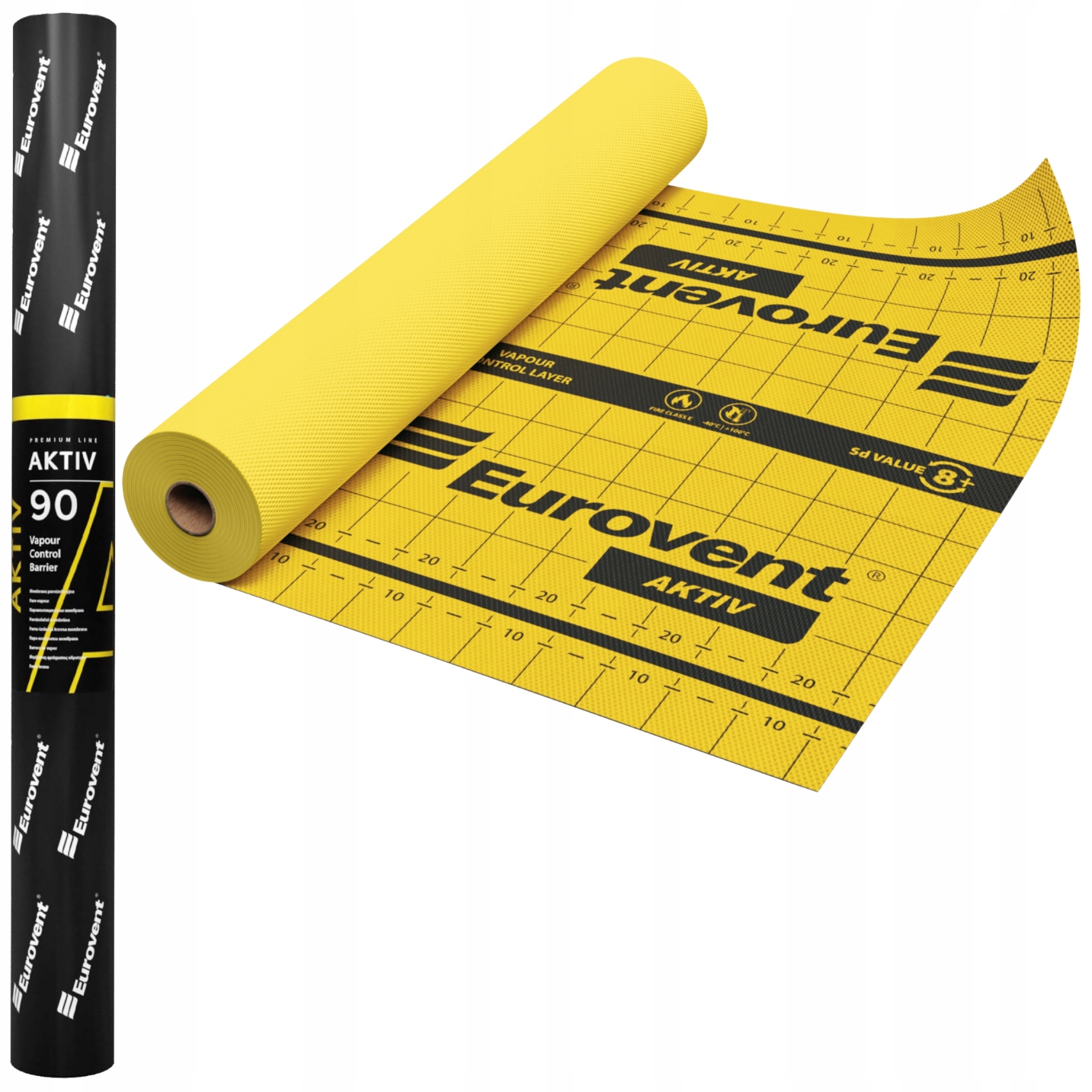 Folia Paroizolacyjna Eurovent Aktiv Aktywna Paroizolacja Membrana 90g Atest