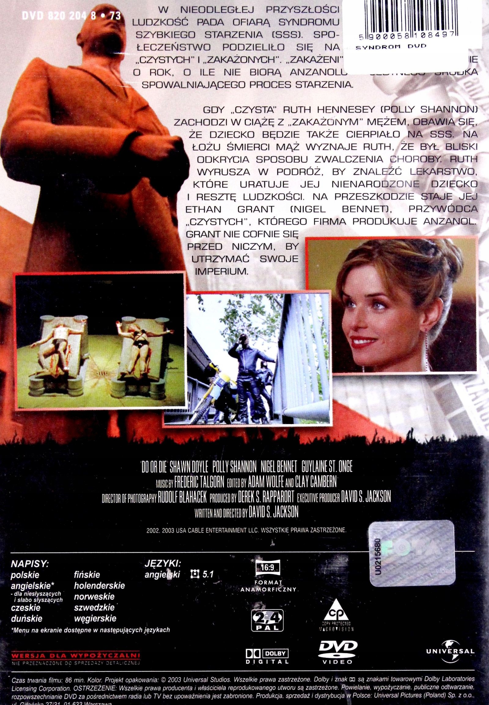 SYNDROM (DVD) Gatunek science fiction