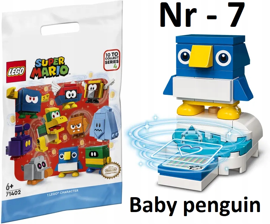 LEGO 71402 SUPER MARIO SERIA 4 - BABY PENGUIN NR7