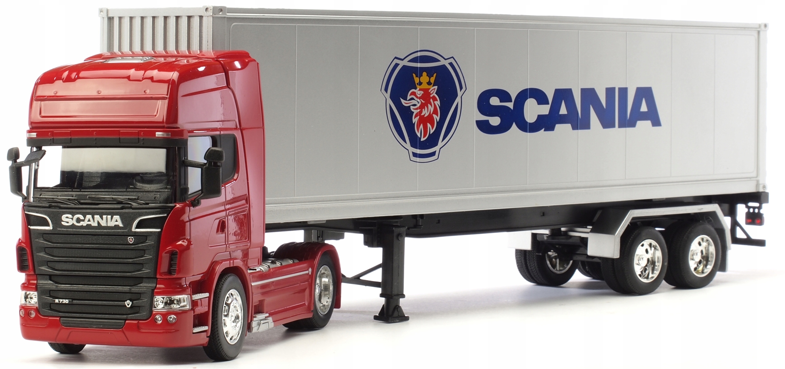 

Welly Ciężarówka Scania V8 R730 Tir Metal Kontener