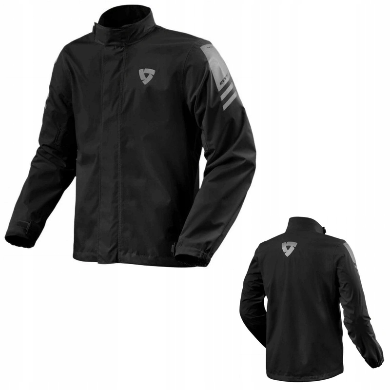 Pánska nepremokavá bunda Revit Cyclone 4 H2O Black čierna s reflexnými prvkami