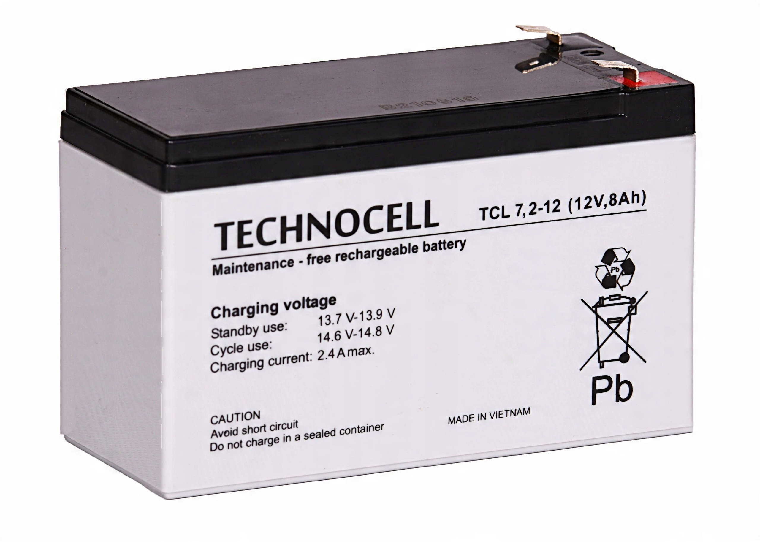 

TCL7.2-12 Szczelny ołowiowo-kwasowy aku Agm 12V T2