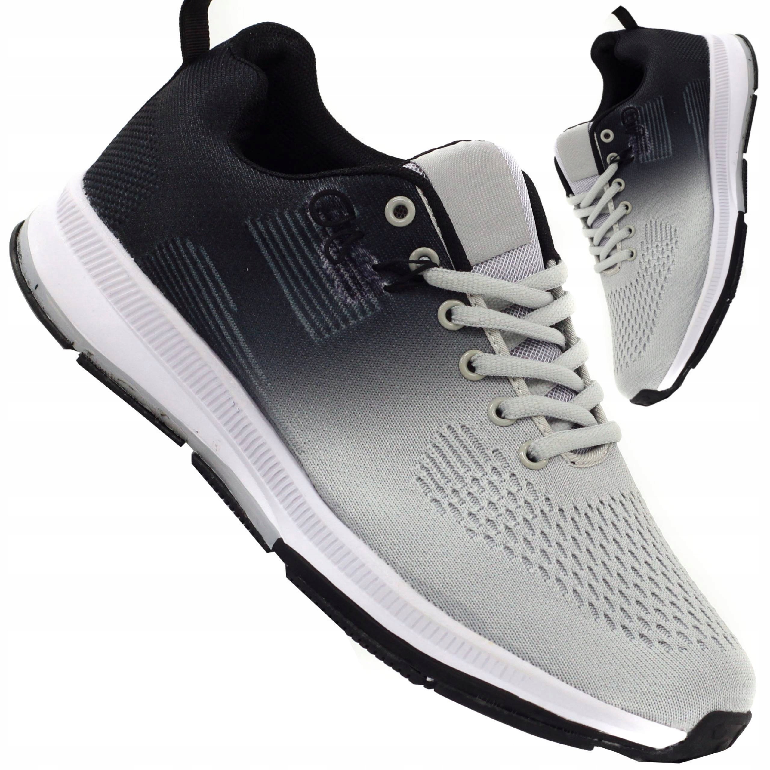 BUTY SPORTOWE MĘSKIE ADIDASY WIĄZANE MOCNE LEKKIE Rozmiar 43