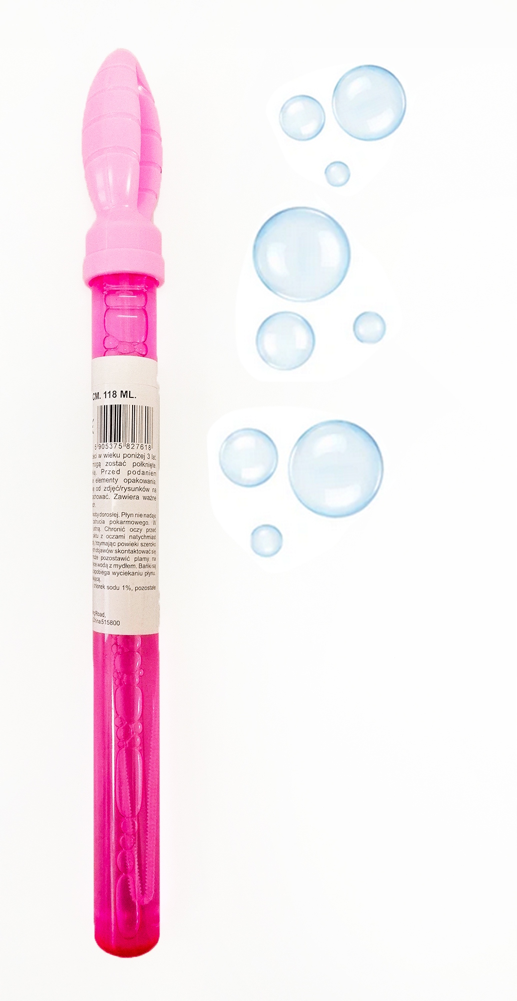 

Miecz Bańki Mydlane 35cm 118ml Bubble Różowy