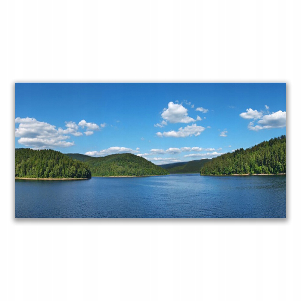 

Obraz akryl ścienny 120x60 Jezioro Las Krajobraz