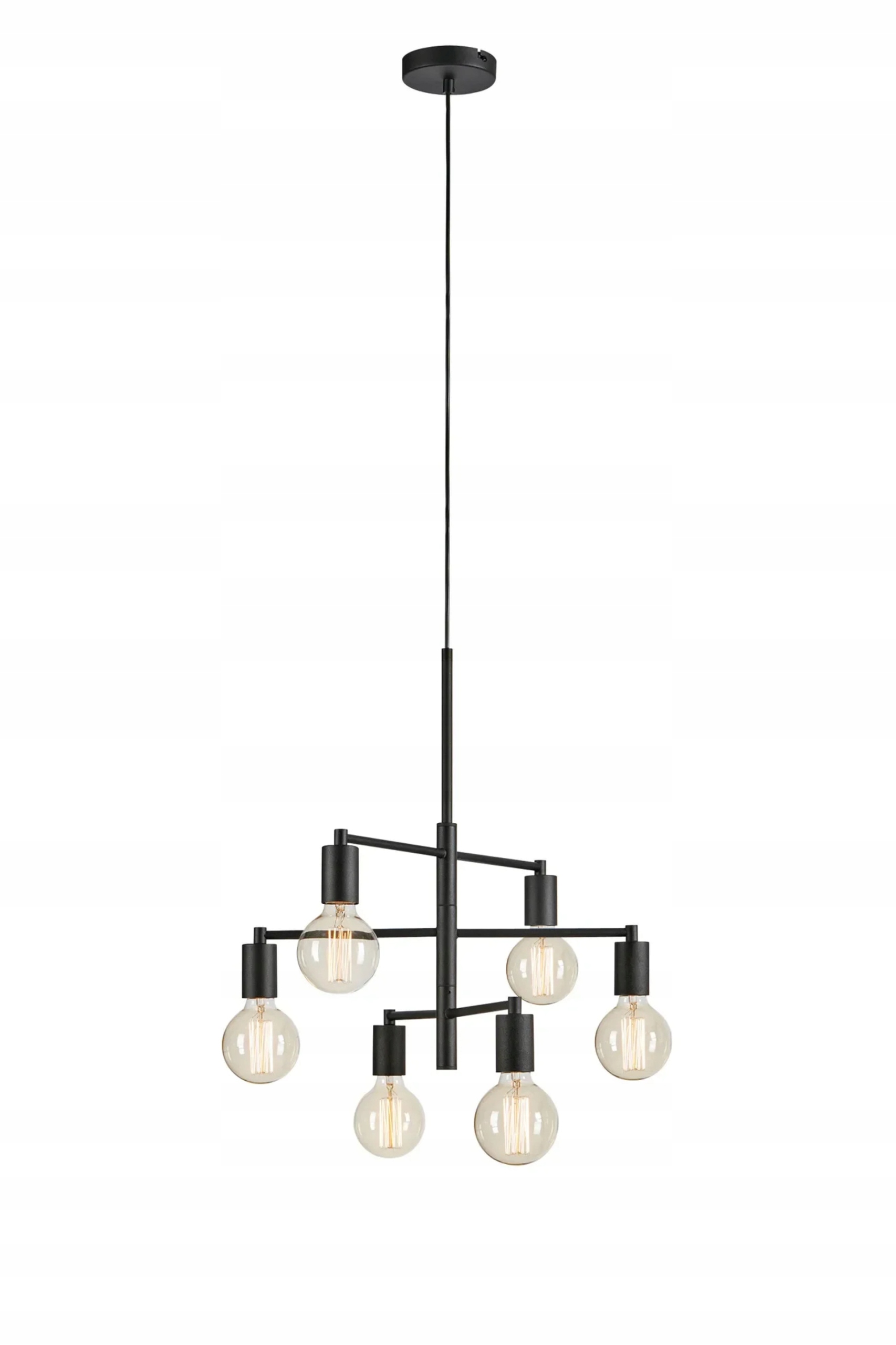 Markslöjd Cielo závěsné svítidlo černé 6 lamp