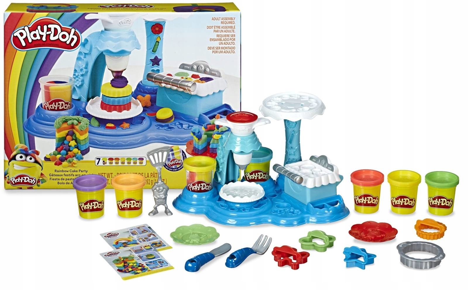 

Ciastolina Play Doh Zestaw Tęczowe Przyjęcie Lody