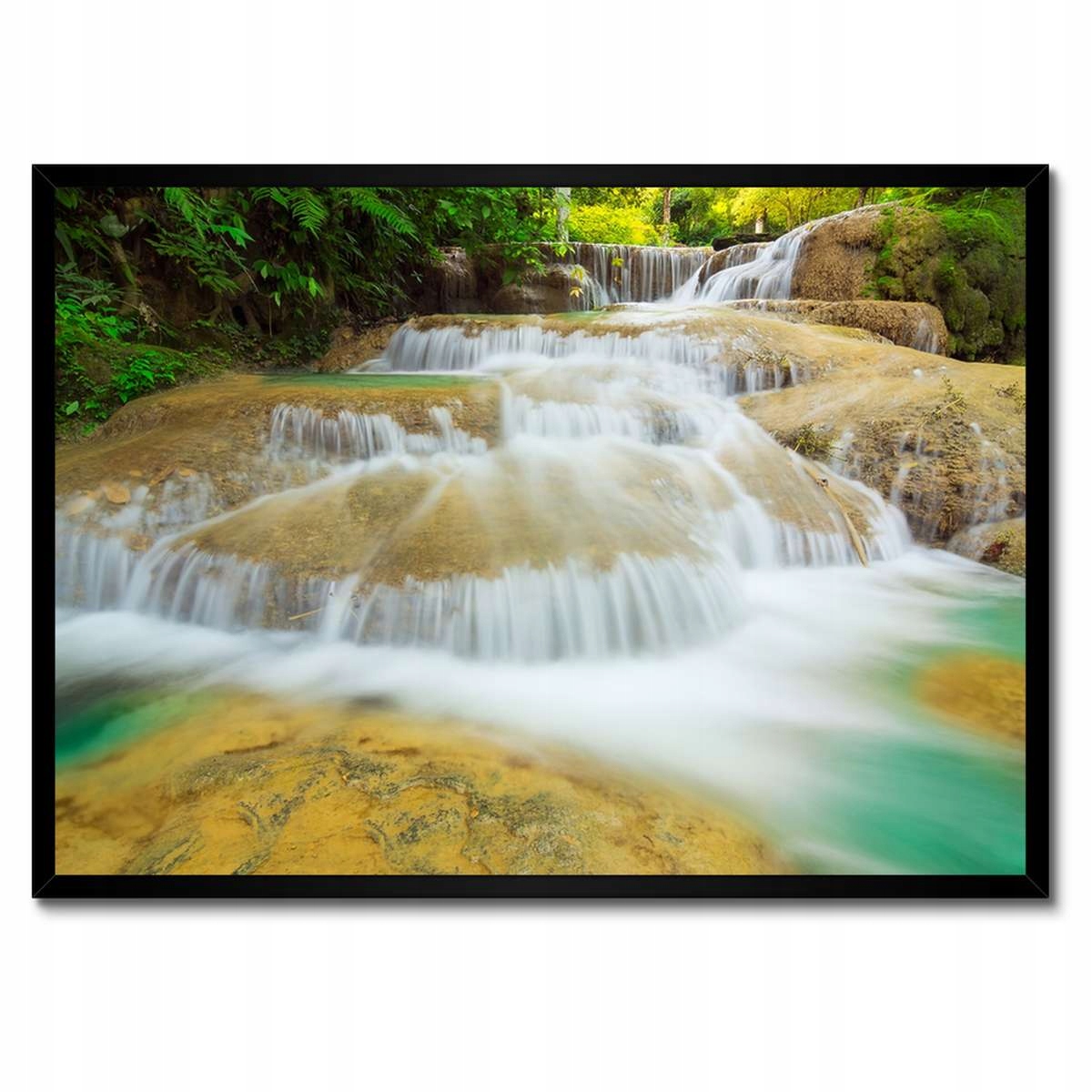 Plakáty v rámu 70x50 Kaskáda v Asii