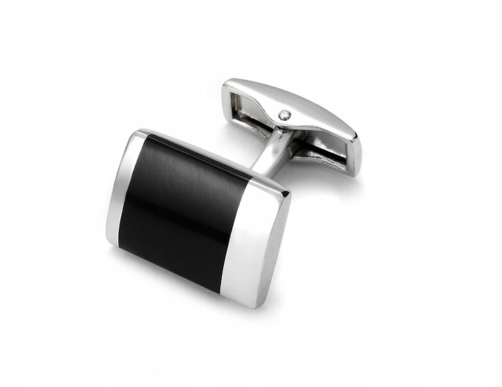 Spinki do Mankietów Koszuli Ślub Wesele SKP15-1 Materiał cynk stal