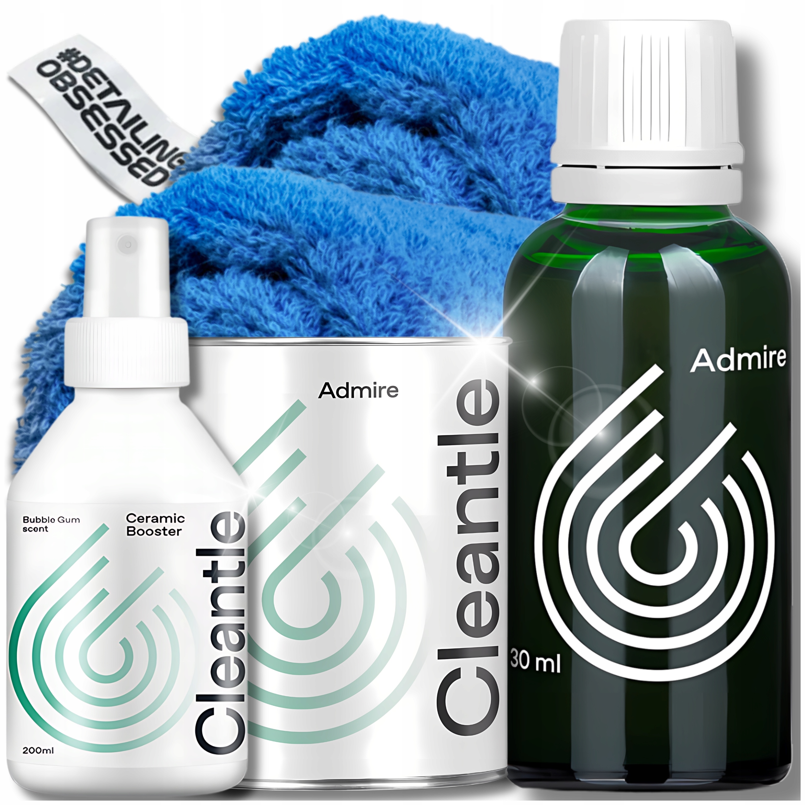 Cleantle Admire keramický povlak 30 ml, trvanlivosť do 3 rokov Booster 200 ml