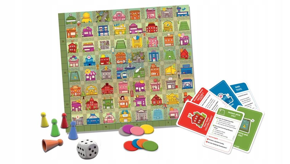 Nauka języka Angielskiego Gra edukacyjna dla Dzieci Let's talk! Ciekawa