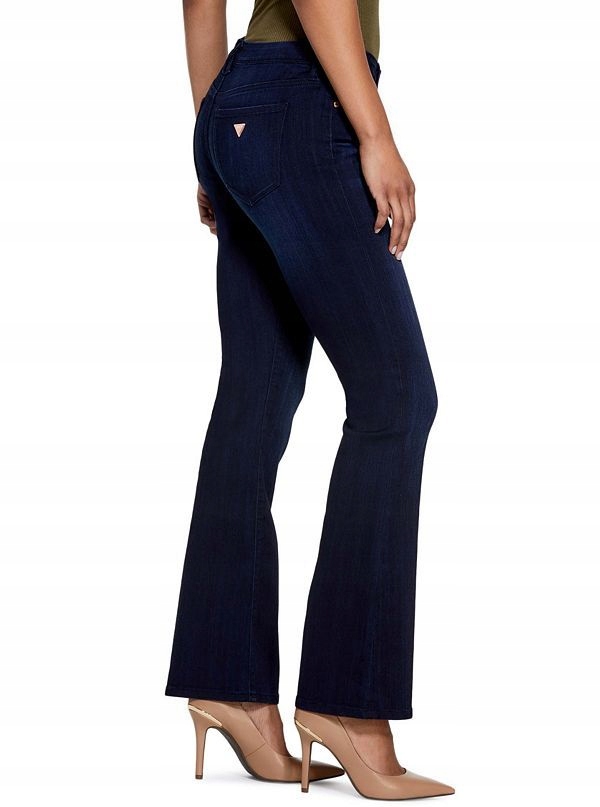 Guess dámské bootcut džíny Lyllah Bootcut tmavě modré 32