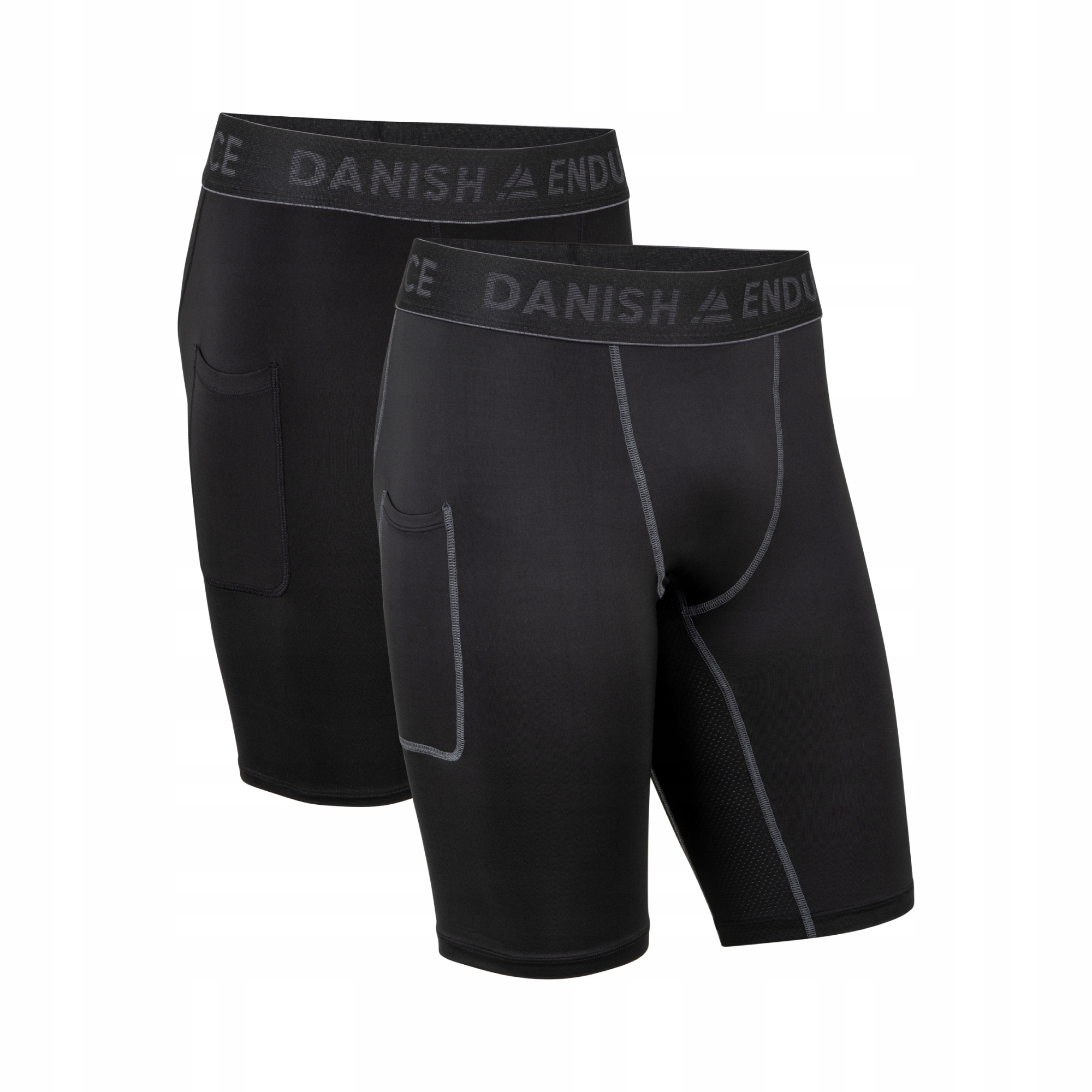Kompresyjne Spodenki Sportowe Danish Endurance Szorty Treningowe 2-pak XL