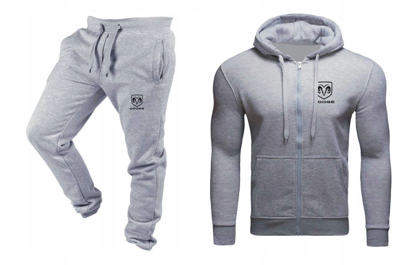 Tepláková Souprava Teplákovka Pánská Rozepínací Šedá M