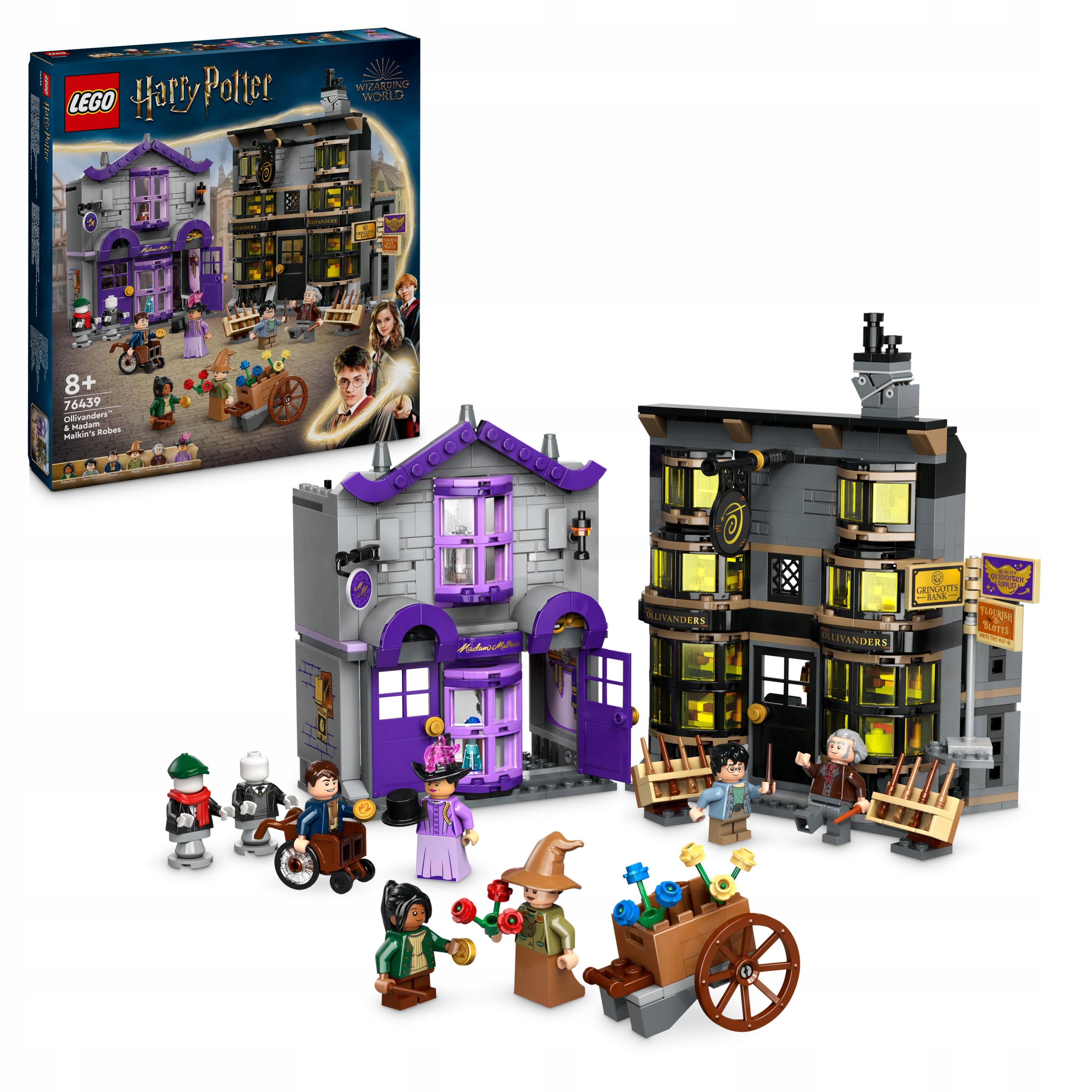 Lego Harry Potter 76439 Obchody Ollivandera a Madame Malkinové
