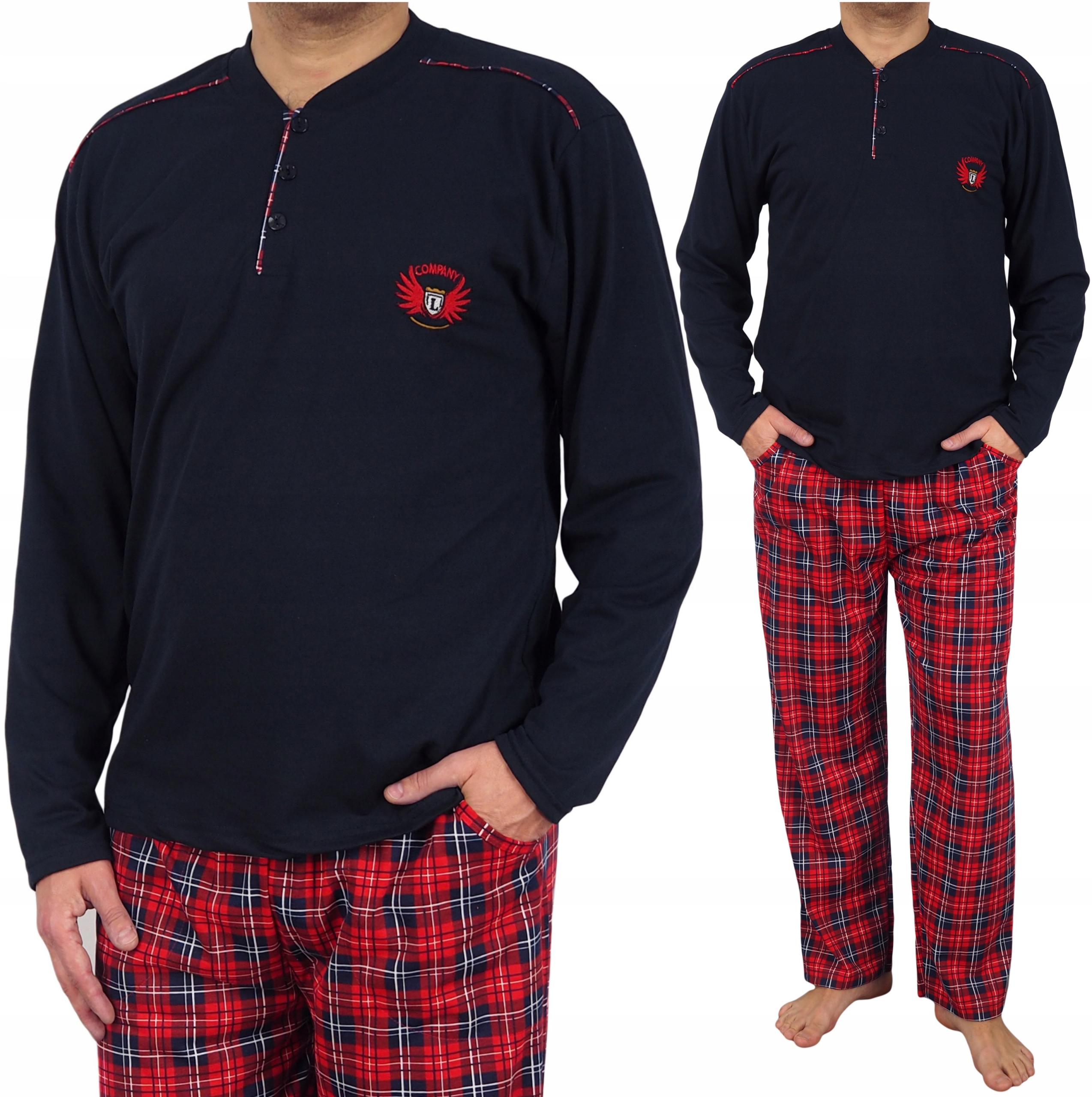 

Piżama Męska L Bawełniana pidżama Turecka kratka L