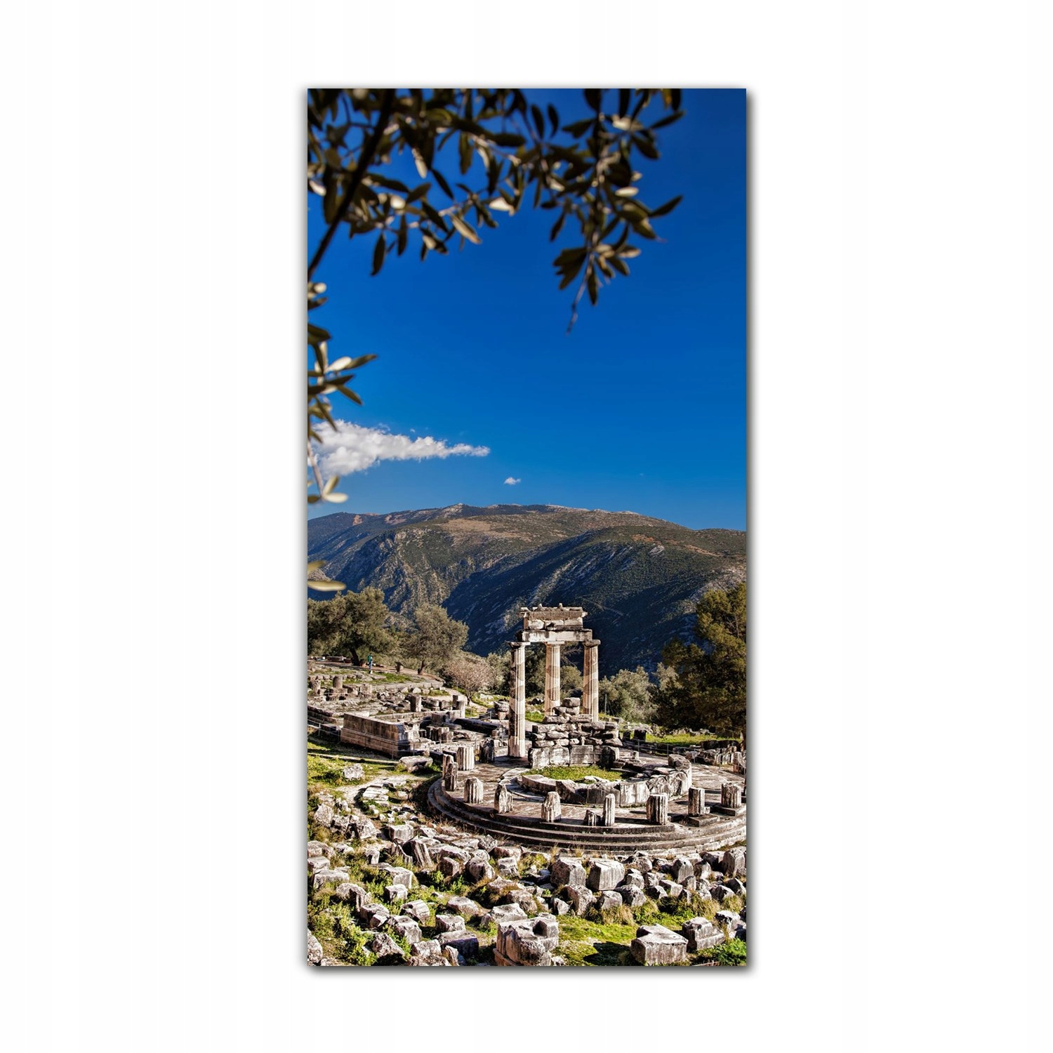 

Obraz szklany do sypialni 70x140 cm Grecja ruiny