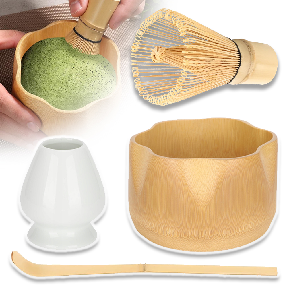 Šlehací Metla Na Matchu Sada 4 Ks Na Čaj Matcha Sada Metel Matcha