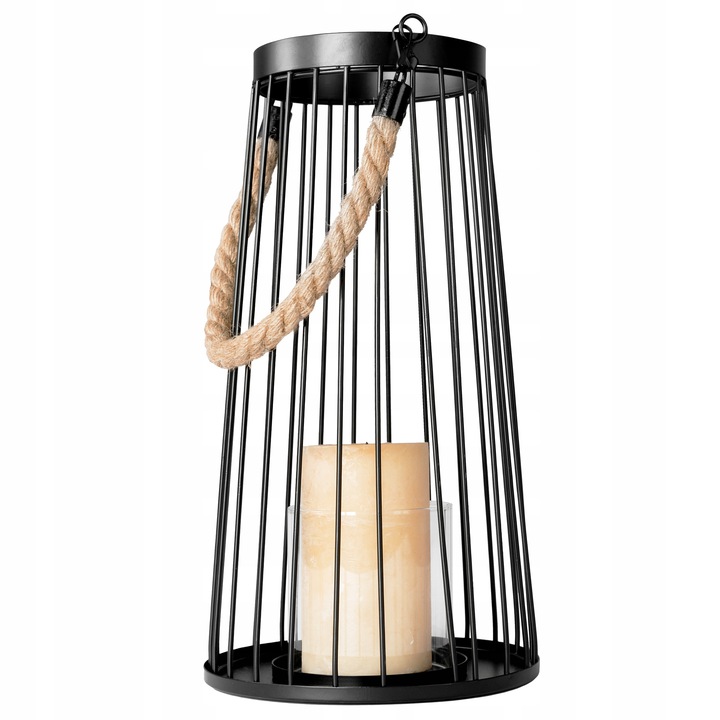 

Lampion Latarnia Do Ogrodu Na Taras Czarna Loft