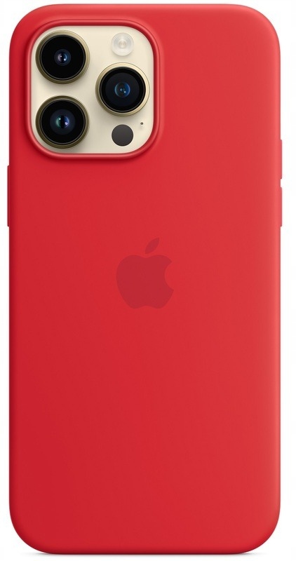 Silikonové pouzdro pro iPhone 14 Pro Max Červené Kryt Silicone Case Červené
