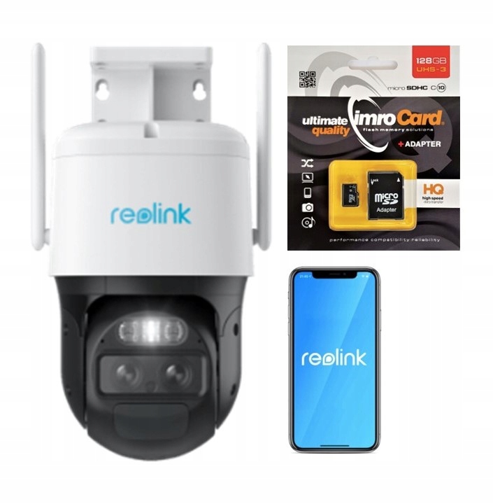 Kamera Reolink Trackmix Lte Series G770 8MP akumulátor 2xobjektiv+KARTA 128