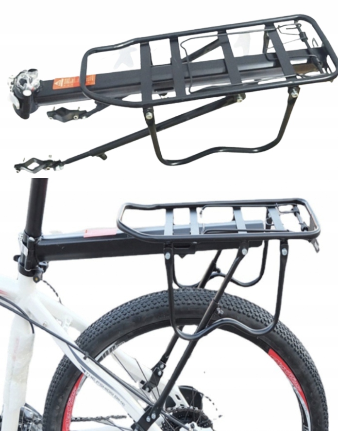 Bagażnik rowerowy tylny aluminum uniwersalny 75 kg