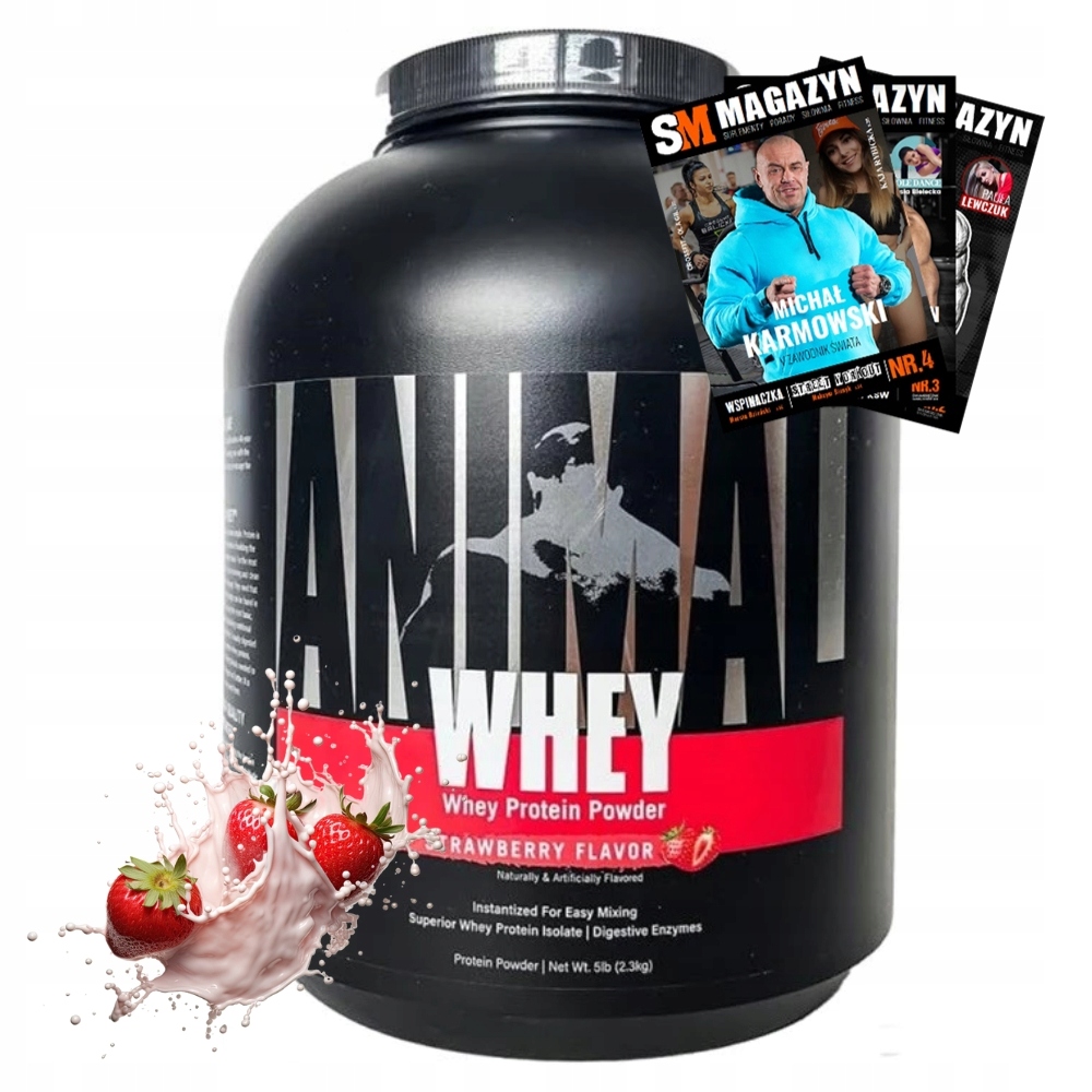 Universal Animal Whey 2300 g Bílkoviny 26,6 Aminokyseliny Eaa Izolát Syrovátkové Bcaa