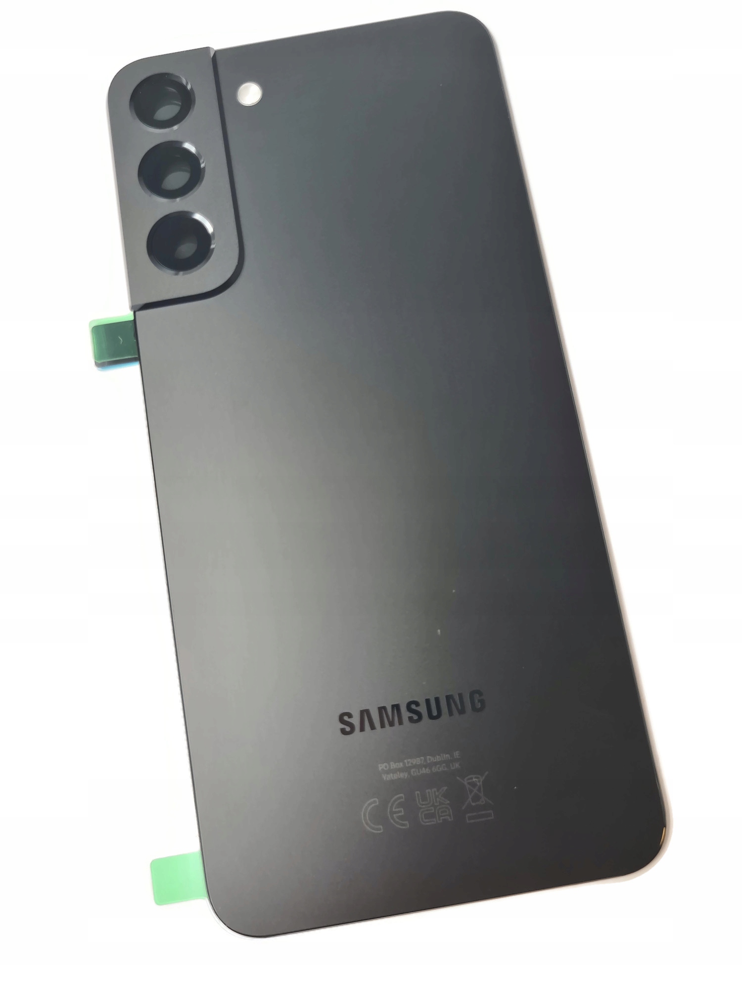 Org Klapka pouzdra zadní kryt originál Samsung Galaxy S22+ Plus SM-S906, černá