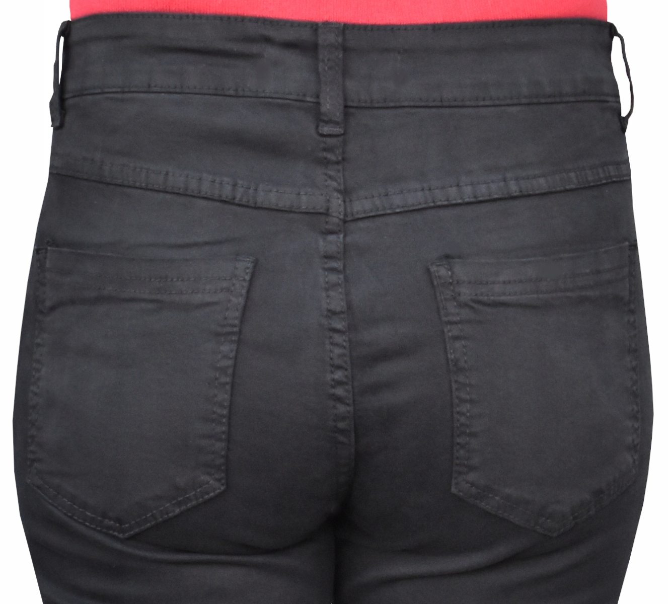 38/M, Spodnie damskie Bojówki, wysoki stan,ZB205 Kolor czarny