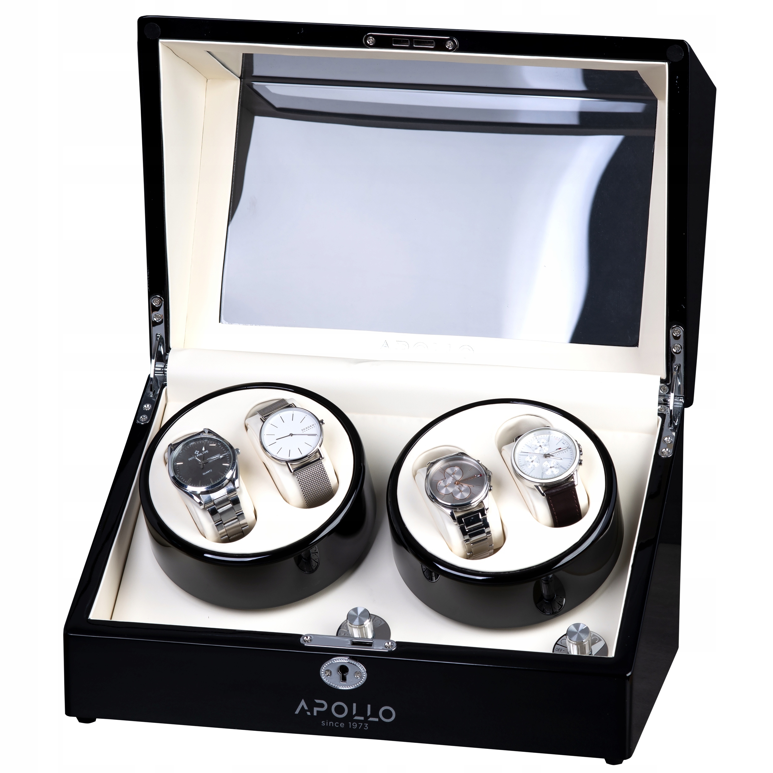 Rotomat Apollo Na 4 Zegarki Premium Since 1973 Promocja Marka APOLLO