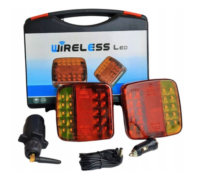 Sada Světel Bezdrátové Lampy Zadní Led Přívěsy Magnet Kufr