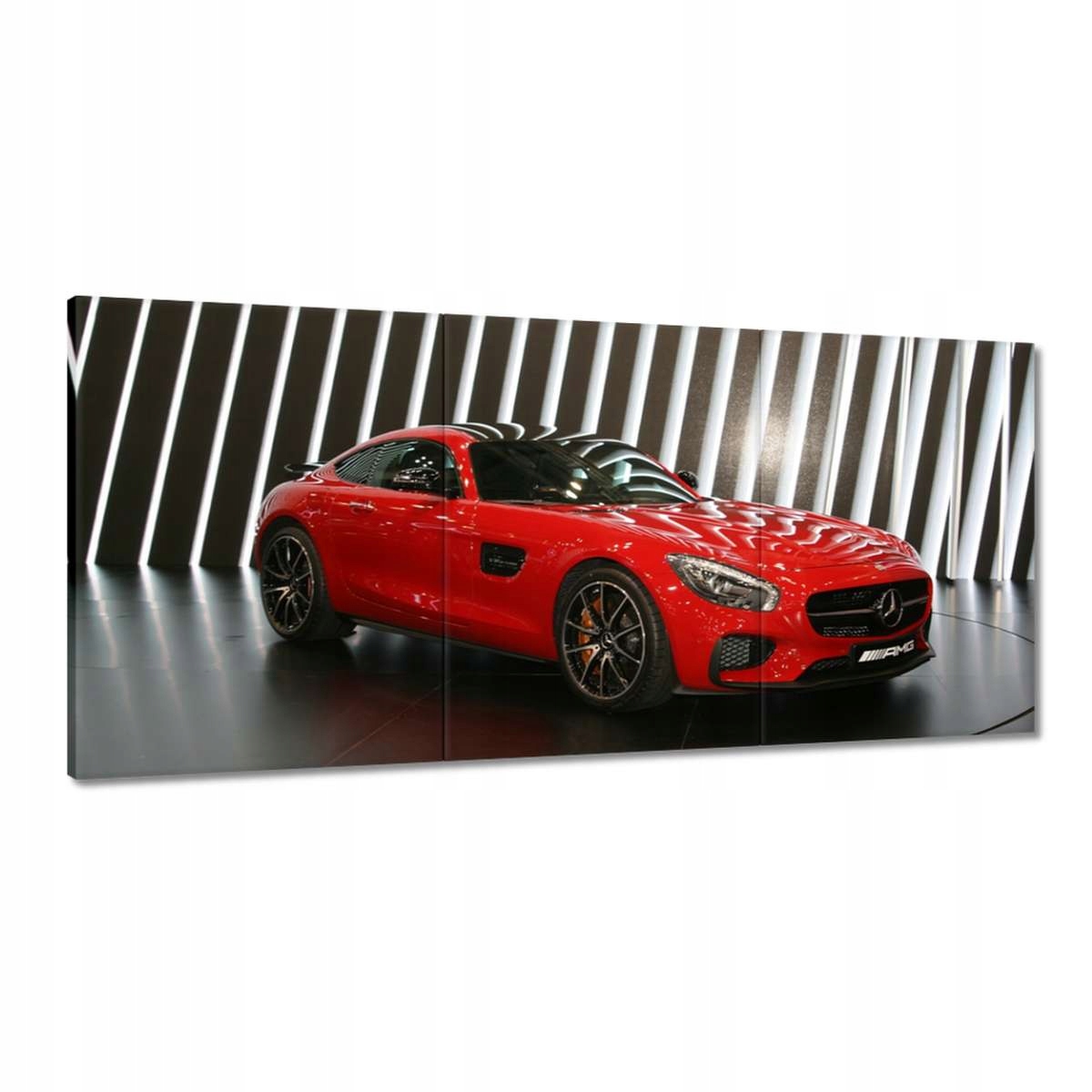 Obrazy 210x100 Červený Mercedes Amg