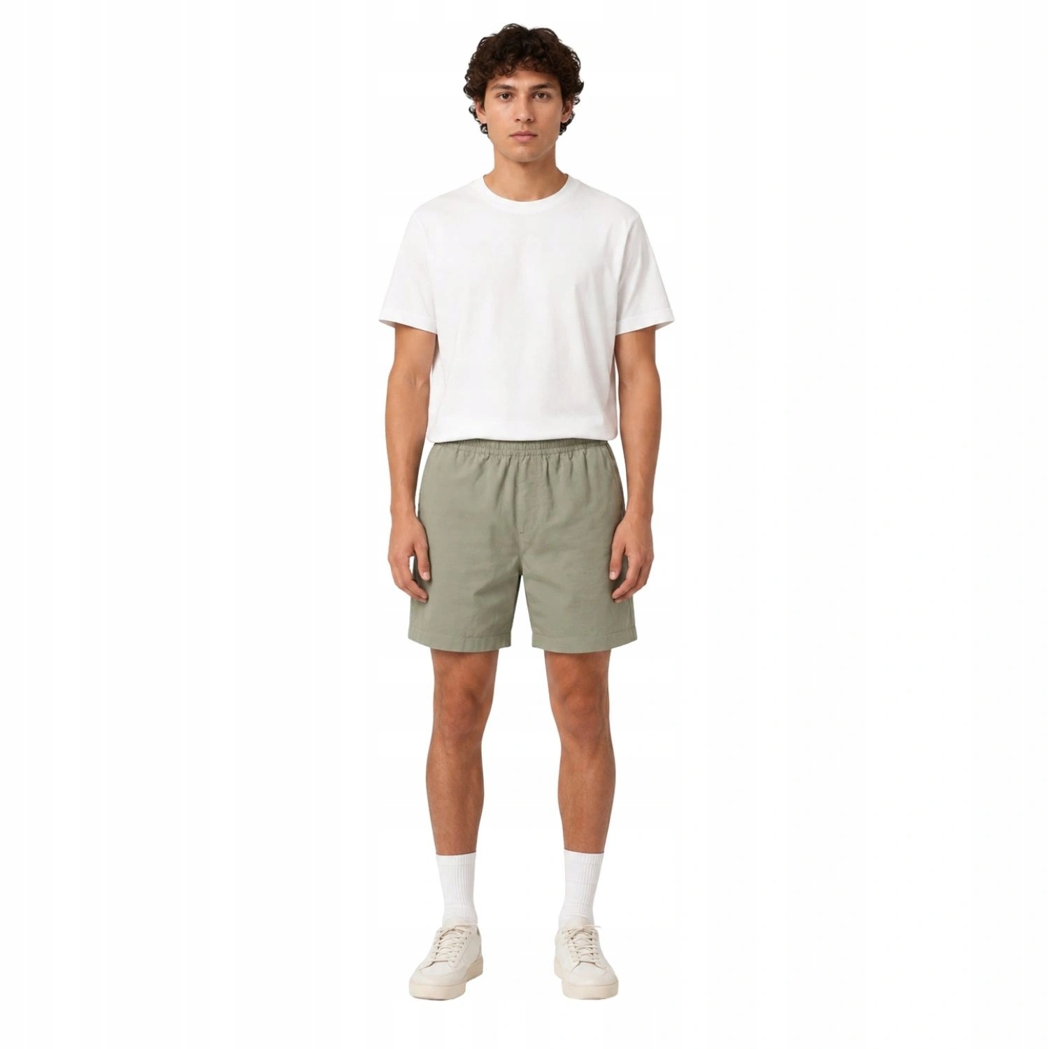 Kraťasy kraťasy Lacoste sportovní olivové, pohodlné, bavlněné, vel. M