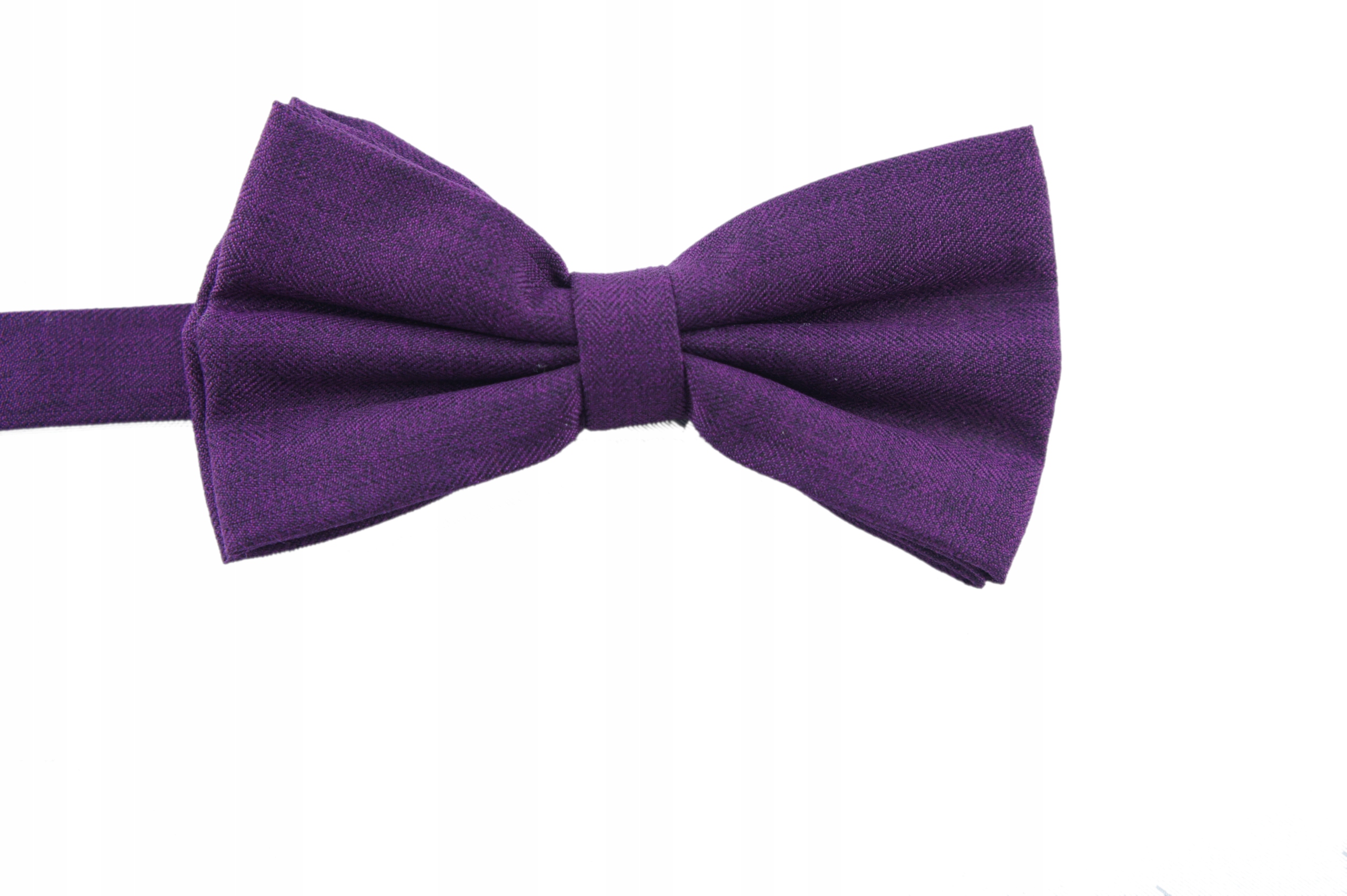 

Śliwkowa Fiolet Mucha męska Matowa gładka Eleganck