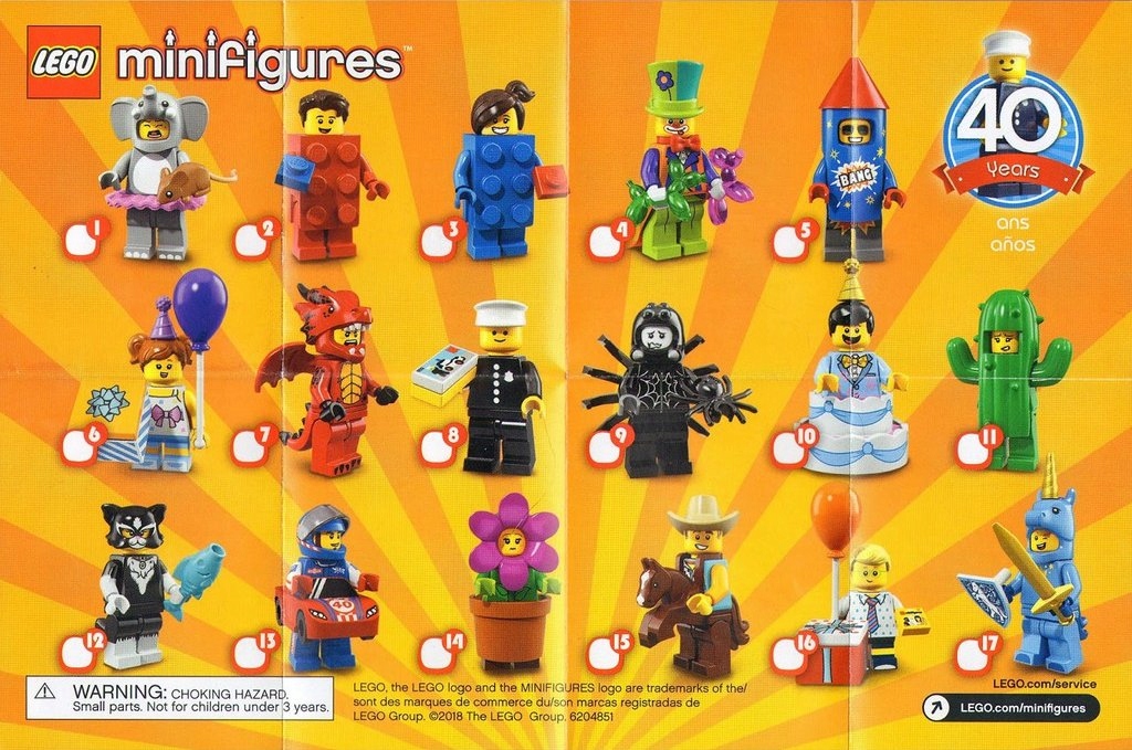 

Lego 71021 Minifigures 18 Instrukcja Spis Nowa