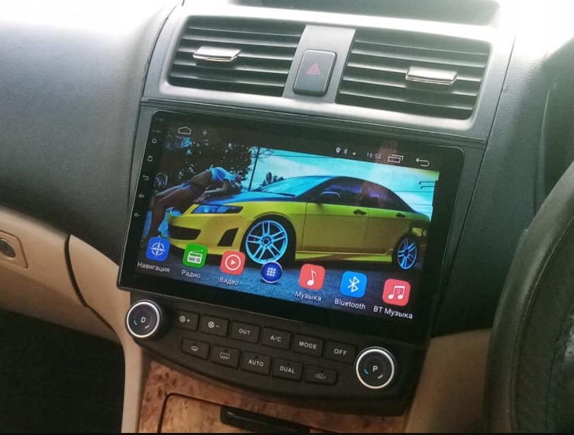 RADIO ANDROID GPS Honda Accord 7 2003-7 8 4/64 DSP Montaż 2-DIN