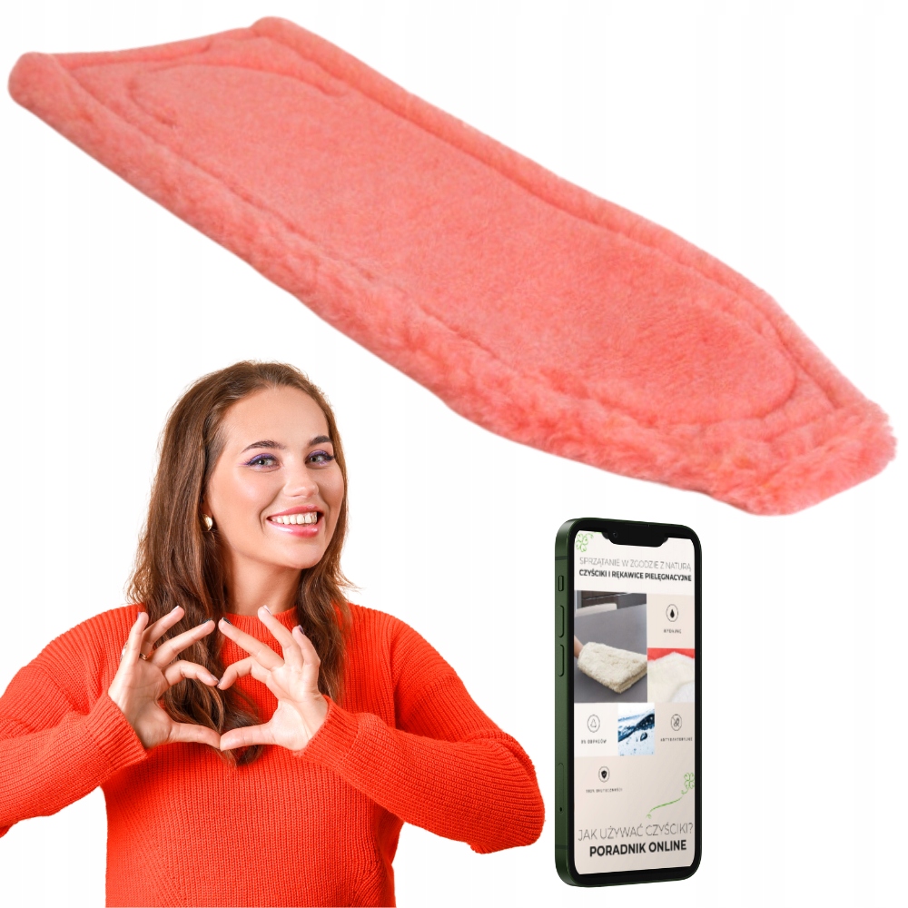 Levně Polštář Podlahový Růžový Vložka Do Mopu Prachová Patka Leštění Podlah
